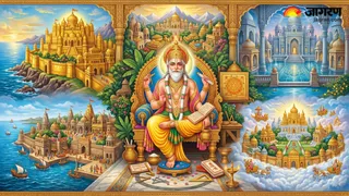 भगवान विश्वकर्मा की अद्भुत रचनाएं: सोने की लंका से द्वारका तक का सफर (Picture Credit: AI Generated)