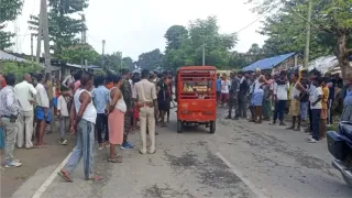 25 साल के युवक की मौक पर मौत