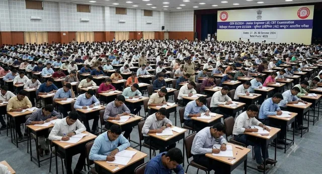 रेलवे जूनियर इंजीनियर भर्ती परीक्षा का नोटिस जारी, 4029 पदों के लिए 27-28 और 30 अक्टूबर को होगा एग्जाम