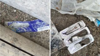 शौचालय के समीप मिले इंजेक्शन और सिरिंज के रैपर