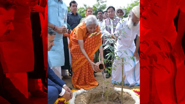 लुटियंस दिल्ली में मियावाकी तकनीक से हरियाली बढ़ाने का लक्ष्य, निर्मला सीतारमण ने किया परियोजना का शुभारंभ