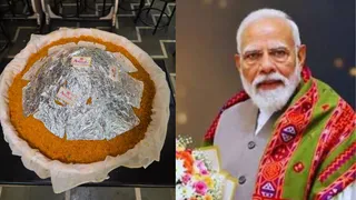 PM Narendra Modi Birthday Celebrations Banka: भागलपुर से बनकर आया 76 किलो का लड्डू केक! बांका में धूमधाम से मना PM मोदी का जन्मदिन।