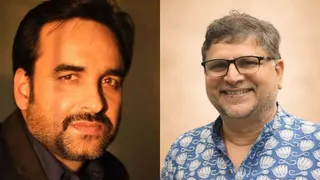 अभिनेता पंकज त्रिपाठी एवं फिल्म समीक्षक विनोद अनुपम। फाइल
