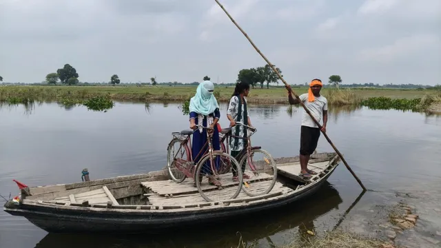 आजमगढ़ में नौ सेमी बढ़ा सरयू का जलस्तर, हाजीपुर बाढ़ चौकी मिली बंद
