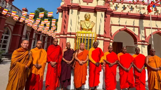 अनागारिक धर्मपाल की 162वीं जयंती पर बोधगया में विशेष पूजा, श्रीलंका से पहुंचे 400 श्रद्धालु