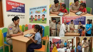 थाने में बच्चों के लिए अलग और सुरक्षित जगह