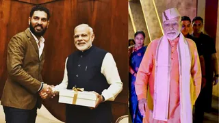 युवराज सिंंह और पीएम मोदी।