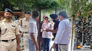दिल्ली पुलिस ने सुरक्षा के कड़े इंतजाम। जागरण