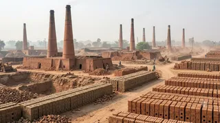 बिहार में ईंट-भट्ठा संचालकों को राहत (AI Generated Image)
