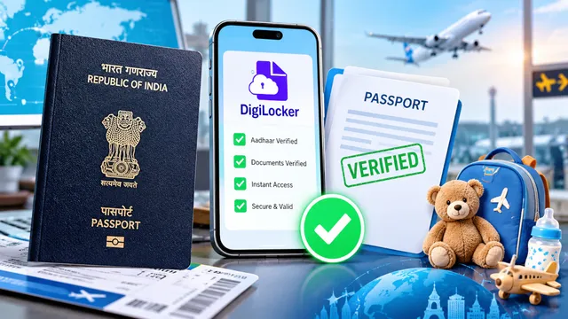 पासपोर्ट बनवाना हुआ और आसान: DigiLocker से मिनटों में होगा वेरिफिकेशन, बच्चों के नियमों में भी बड़ा बदलाव