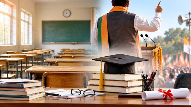 क्लास में सन्नाटा, प्रचार में तेजी! बिना छुट्टी लिए चुनाव में कूदे प्रोफेसर, परीक्षा से पहले पढ़ाई ठप