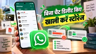 WhatsApp के स्टोरेज मैनेजर से ऐसे डिलीट करें गैर-जरूरी डेटा। Photo- ChatGPT.