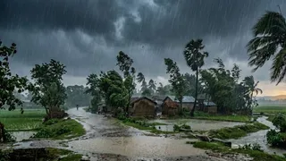 बिहार का मौसम (एआई जेनरेटेज तस्वीर)