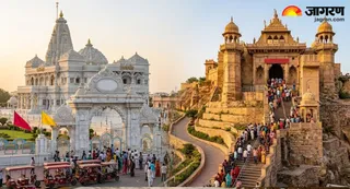 बरसाना में है राधा रानी का मंदिर (Picture Credits- AI Images)