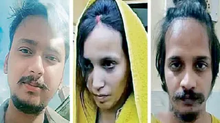 सौरभ, मुस्कान और साहिल के फाईल फोटो