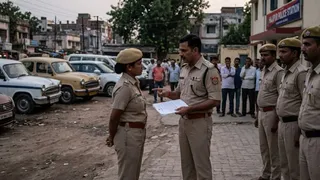 3 पुलिसकर्मियों को किया सस्पेंड (एआई जेनरेटेड तस्वीर)
