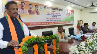 विधानसभा क्षेत्रों का फीडबैक लेकर भाजपा के प्रदेश प्रभारी ने खींचा चुनावी तैयारी का खाका।