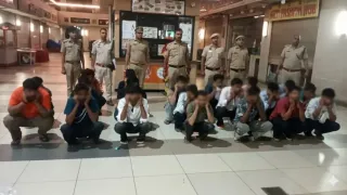 गुरुग्राम के स्पा सेंटरों में पुलिस का छापा, 50 लोग गिरफ्तार। फोटो: पुलिस