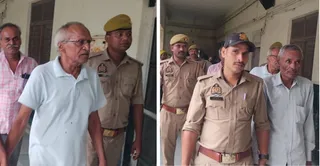 पुलिस अभिरक्षा में दोषी सीताराम, राधेश्याम व छोटा। जागरण