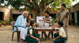 इस फोटो को AI के माध्यम से तैयार किया गया है।