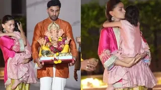 रणबीर-आलिया ने किया गणेश विसर्जन