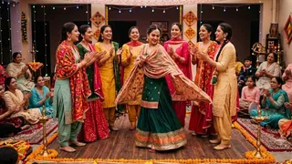 सादगी और रोमांस के लिए फेमस सदाबहार लोकगीत ‘लट्ठे दी चादर’ (Image Source: AI Generated)