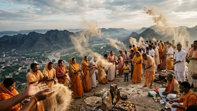 पितृपक्ष 2026: 1000 फीट ऊंचे पर्वत पर सत्तू उड़ानों की अनोखी परंपरा, अकाल मृत्यु वाले पितरों को मिलती है शांति
