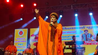 जमशेदपुर ट्रक एवं ट्रेलर ओनर्स एसोसिएशन की ओर से भजन गायिका शहनाज अख्तर की भक्ति संध्या का आयोजन किया गया।