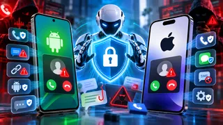 Android और iPhone में मिलते हैं ये 8 खास सिक्योरिटी फीचर्स। Photo- ChatGPT.