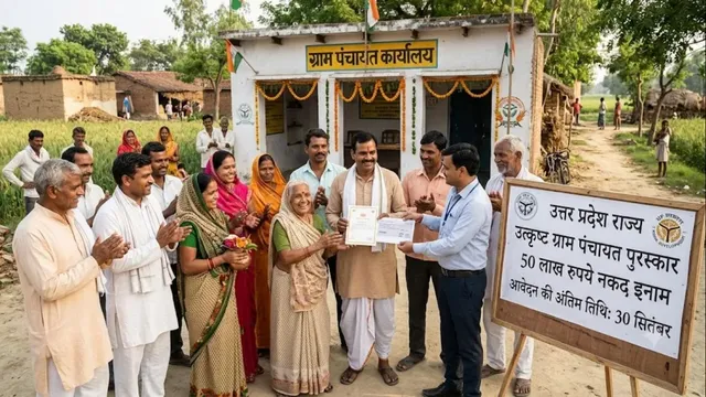 यूपी में बेहतर काम करने वाली ग्राम पंचायतों को मिलेंगे 50 लाख रुपये, 30 सितंबर तक करें आवेदन
