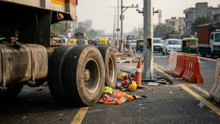 दिल्ली के सरिता विहार में भीषण सड़क हादसा। फोटो: सांकेतिक