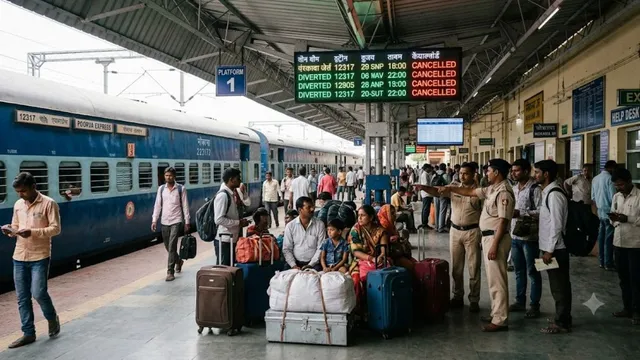 मोकामा रेल खंड पर काम के चलते आज 14 ट्रेनें रद, 17 डायवर्ट; यात्रा से पहले चेक करें लिस्ट