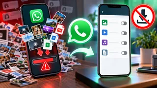 WhatsApp पर फोटो और वीडियो का ऑटो-डाउनलोड ऐसे बंद करें। Photo- ChatGPT.