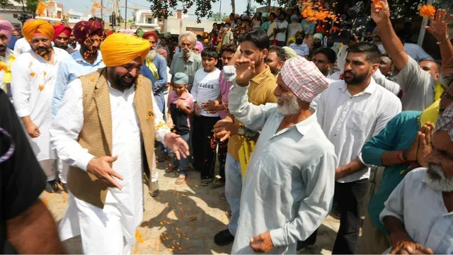 सीएम भगवंत मान ने धूरी से किया AAP के चुनाव प्रचार का शंखनाद, पेश किया साढ़े चार साल का रिपोर्ट कार्ड