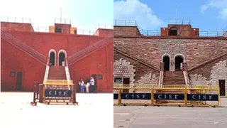 लाल किला पहले और अब। जागरण