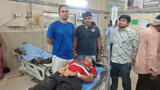 पकड़े गए आरोपी का अस्पताल में चल रहा इलाज। फोटो: हरियाणा पुलिस