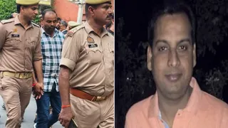 सजा के बाद कोर्ट से बाहर आता उत्तर प्रदेश पुलिस से बर्खास्त सिपाही प्रशांत चौधरी, विवेक तिवारी (फाइल फोटो)