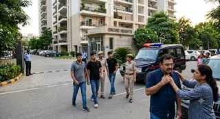 गुरुग्राम की सोसायटी में जज के पति के साथ मारपीट। (एआई जेनरेटेड इमेज)