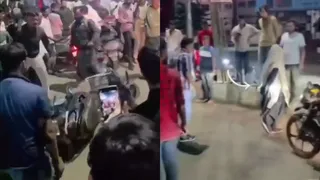 भोपाल में पत्नी को दूसरे युवक संग देख भड़का पति