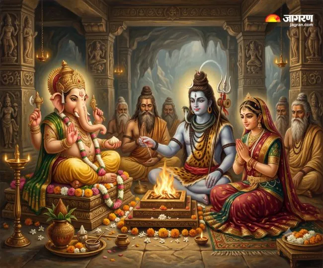 lord ganesha worship before birth explained ramcharitmanas shiva parvati wedding