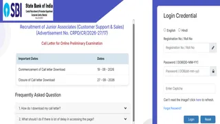 SBI Clerk Admit Card 2026 जारी, डायरेक्ट यहां करें प्राप्त।