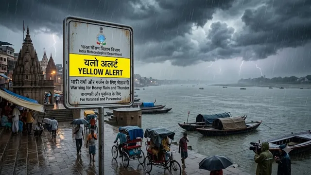 मौसम विभाग ने जारी किया चौंकाने वाला यलो अलर्ट, वाराणसी सहित पूर्वांचल में फिर होगी झमाझम बरसात