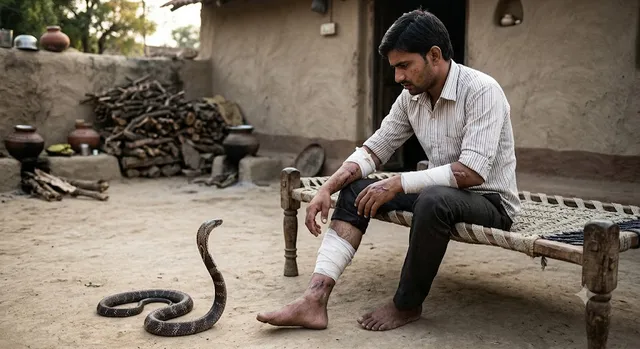 जान का दुश्मन बना नाग! युवक को 20 दिन में 6 बार काटा, मामला सुन डॉक्टरों के भी उड़े होश