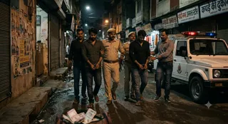 गांधी नगर थाना पुलिस ने नकली नोट चलाने वाले अंतरराज्यीय नेटवर्क का पर्दाफाश। (एआई जेनरेटेड इमेज)