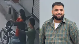 गुलाब सिंद्धू के घर पर फायरिंग करने वाले शूटर सीसीटीवी में कैद हुए थे और सिंगर गुलाब सिद्धू।