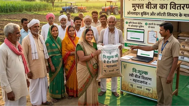 रबी सीजन के लिए किसानों को मिलेंगे 497 क्विंटल मुफ्त बीज, ऑनलाइन बुकिंग और लॉटरी सिस्टम होगा वितरण