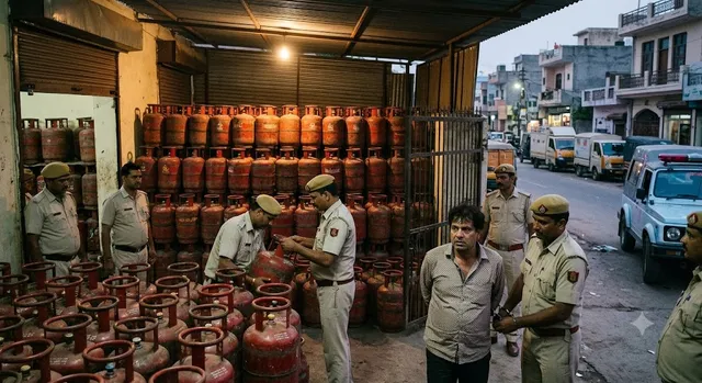 गुरुग्राम में LPG गैस की हो रही जमकर कालाबाजारी, 104 भरे सिलिंडर बरामद; एक आरोपित गिरफ्तार