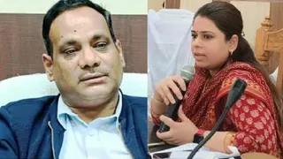 IAS उमेश प्रताप सिंह और IAS जसजीत कौर I फाइल फोटो