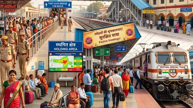 रेलवे का नया ‘रोलिंग क्राउड मैनेजमेंट प्लान’, त्योहारों और भीड़भाड़ में यात्रियों को देगा राहत
