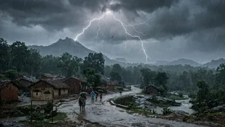 झारखंड में बदला मौसम का मिजाज (एआई जेनरेटेड तस्वीर)